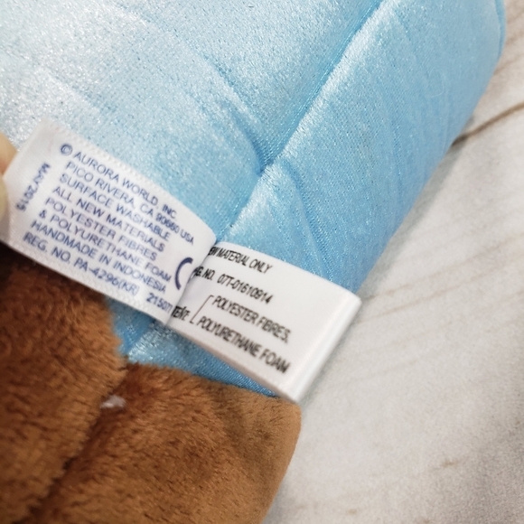 ๐SOLD๐ Aurora Wolf Husky Dog Pop Up Hand Puppet Plush Toy 10 Inch 2015 New - Picture 12 of 13